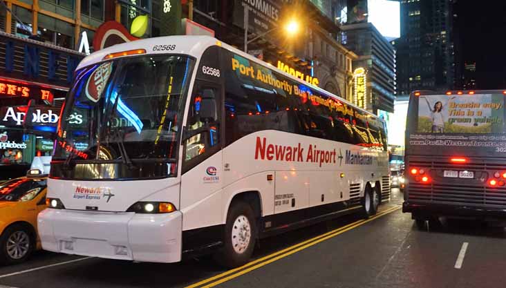 Coach USA Newark Airport Express MCI J4500 62568